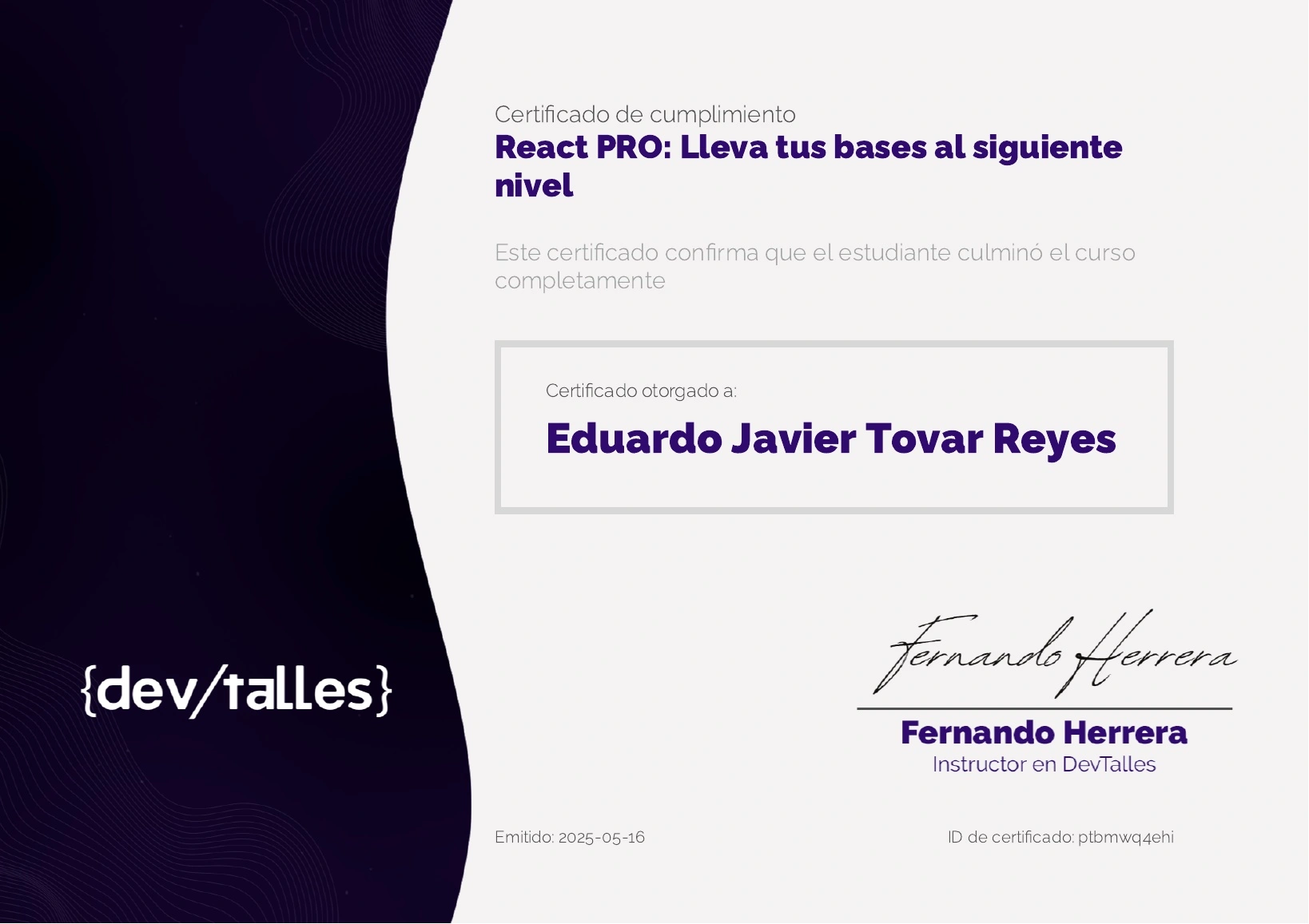 React PRO: Lleva tus bases al siguiente nivel